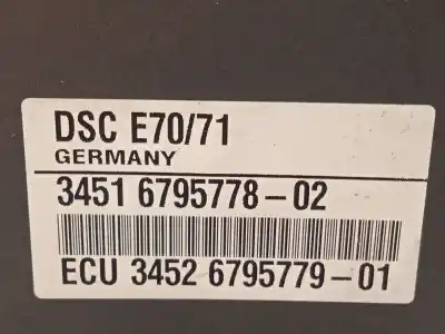 Second-hand car spare part abs for bmw x6 (e71, e72) xdrive 35 d oem iam references 34516780126 0265250323 34516795778