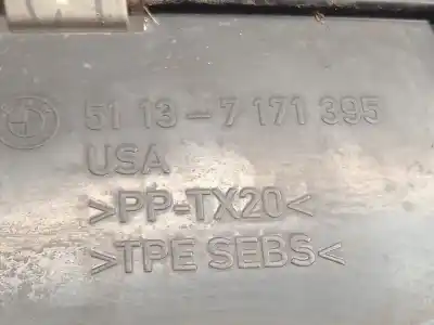 Second-hand car spare part front grille for bmw x6 (e71, e72) xdrive 35 d oem iam references 51317157687 51137185223 51137171395