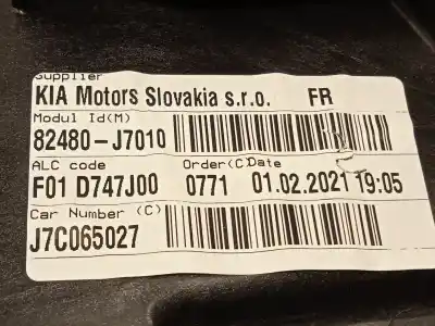 Автозапчасти б/у регулятор стекла переднего правого за kia xceed (cd) 1.5 t-gdi ссылки oem iam 82480j7010 f00s1w2273 82460j7010