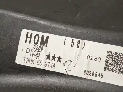 Second-hand car spare part passenger side right window regulator for mazda cx-3 (dk) 2.0 skyactiv-g (dk5w dk6w) oem iam references dh0m5897xa  