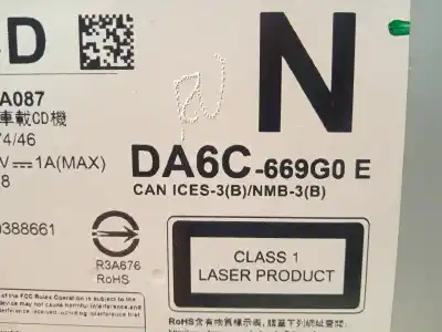 Автозапчастина б/у аудіо система / радіо cd для mazda cx-3 (dk) 2.0 skyactiv-g (dk5w dk6w) посилання на oem iam da6c669g0e  