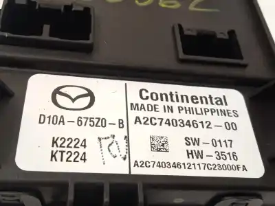 Second-hand car spare part electronic module for mazda cx-3 (dk) 2.0 skyactiv-g (dk5w dk6w) oem iam references d10a675z0b a2c74034612 