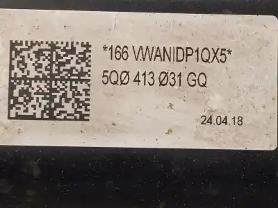 Second-hand car spare part front right shock absorber for audi q2 (gab, gag) 1.6 tdi oem iam references 5q0413031gq  