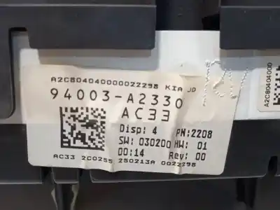 Автозапчасти б/у приборная доска за kia cee'd (jd) 1.6 crdi 110 ссылки oem iam 94003a2330  