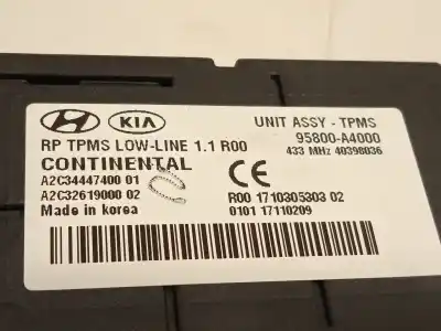 Second-hand car spare part electronic module for kia carens iv 1.7 crdi oem iam references 95800a4000 a2c3444740001 