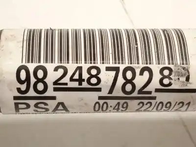 Автозапчастина б/у передня ліва трансмісія для peugeot 2008 ii (ud_, us_, uy_, uk_) 1.5 bluehdi 110 (udyhsk) посилання на oem iam 9824878280  