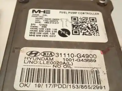 Автозапчасти б/у топливный насос за hyundai i30 (pde, pd, pden) 1.6 crdi ссылки oem iam 31110g4900  33040g4900