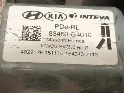 Second-hand car spare part rear left window regulator for hyundai i30 (pde, pd, pden) 1.6 crdi oem iam references 83470g4030  83450g4010