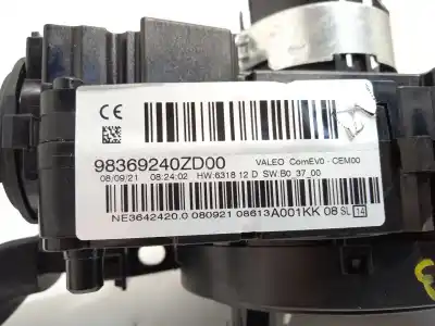 Автозапчастина б/у перерівний контроль для peugeot 2008 ii (ud_, us_, uy_, uk_) 1.5 bluehdi 110 (udyhsk) посилання на oem iam 98369240zd  