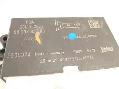 Автозапчастина б/у електронний модуль для peugeot 2008 ii (ud_, us_, uy_, uk_) 1.5 bluehdi 110 (udyhsk) посилання на oem iam 9838793580  