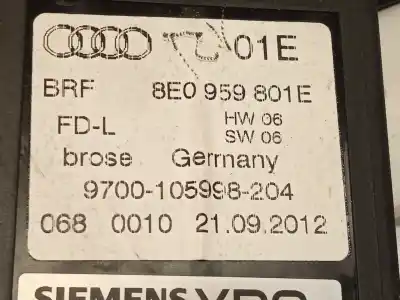 Автозапчастина б/у регулятор склона задній лівий для seat exeo st (3r5) 2.0 tdi посилання на oem iam 8e0839461c  8e0959801e