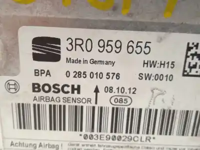 Автозапчастина б/у блок управління подушками безпеки для seat exeo st (3r5) 2.0 tdi посилання на oem iam 3r0959655 0285010576 3r0959655a02