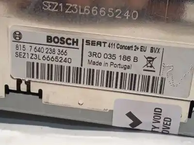 Автозапчастина б/у аудіо система / радіо cd для seat exeo st (3r5) 2.0 tdi посилання на oem iam 3r0035186b  
