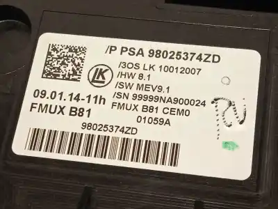 Second-hand car spare part multifunction switch for citroen ds5 1.6 hdi 115 oem iam references 98025374zd  