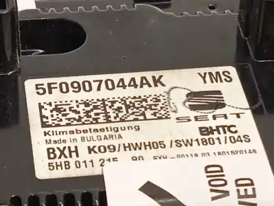 Автозапчасти б/у климат-контроль за seat ateca (kh7, khp) 1.4 tsi ссылки oem iam 5f0907044ak  5f0907044akyms