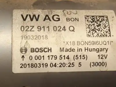 Автозапчасти б/у двигатель запускается за seat ateca (kh7, khp) 1.4 tsi ссылки oem iam 02z911024q 0001179514 