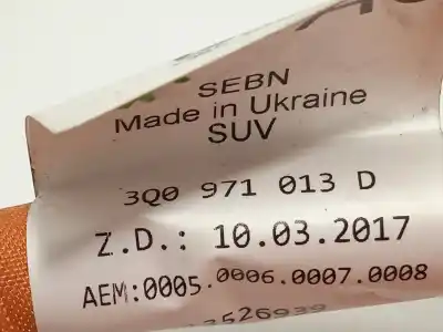 Автозапчасти б/у электронный модуль за cupra formentor (km7) 1.4 e-hybrid ссылки oem iam 3q0971013d  