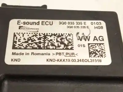 Автозапчасти б/у электронный модуль за cupra formentor (km7) 1.4 e-hybrid ссылки oem iam 3q0035335e  