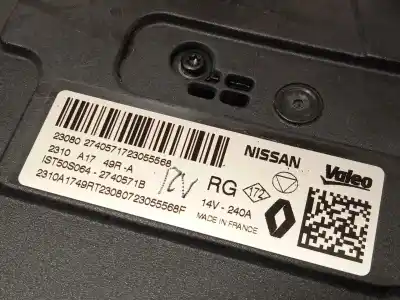 Pièce détachée automobile d'occasion alternateur pour renault captur ii (hf_) tce 140 (hfn0) références oem iam 2310a1749r ist50s064 2740571b