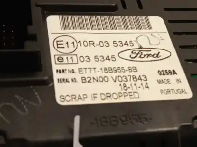 Second-hand car spare part multifunction display for ford fiesta vi (cb1, ccn) 1.25 oem iam references et7t18b955bb  2017880