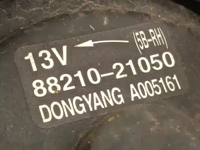 Peça sobressalente para automóvel em segunda mão termoventilador elétrico por ssangyong actyon i 2.0 xdi referências oem iam 8821021050  
