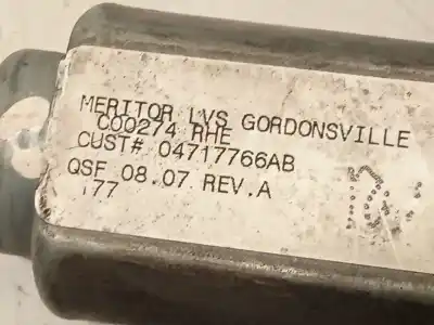 Second-hand car spare part passenger side right window regulator for chrysler voyager iv (rg, rs) 2.5 crd oem iam references 4717766ab ay2621001431 k04717766ab