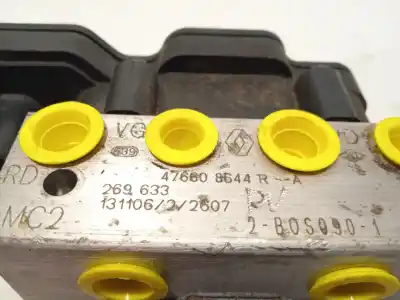 Peça sobressalente para automóvel em segunda mão abs por renault clio iv authentique referências oem iam 476608644r 269633 0265956035