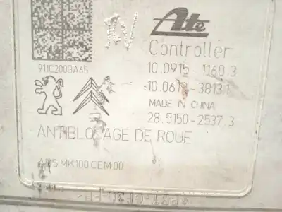 Pezzo di ricambio per auto di seconda mano abs per citroen c3 collection riferimenti oem iam 9678416180 10022000664 10091511603