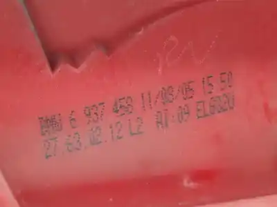 Second-hand car spare part right tailgate light for bmw 3 (e90) 320 d oem iam references 6937458  63216937458