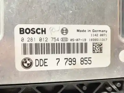 Second-hand car spare part ecu engine control for bmw 3 (e90) 320 d oem iam references 7799855 0281012754 