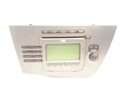 Second-hand car spare part audio system / radio cd for seat leon (1p1) 1.9 tdi oem iam references 1p1035186b  1p1035186bn87