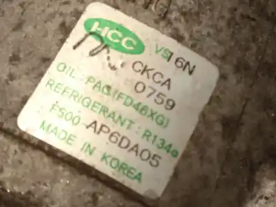 Автозапчастина б/у компресор кондиционера для kia cee'd sw (ed) 2.0 crdi 140 посилання на oem iam f500ap6da05  977011h300