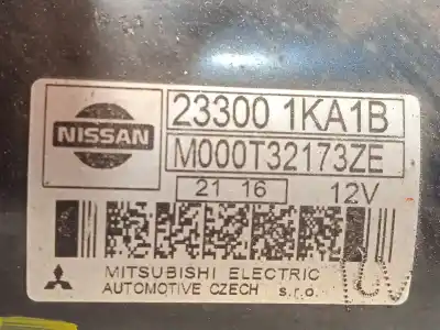 Piesă de schimb auto la mâna a doua electromotor pentru nissan juke (f15) 1.6 referințe oem iam 233001ka1b m000t32173ze 