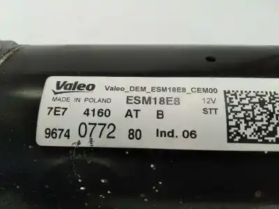 Piesă de schimb auto la mâna a doua electromotor pentru peugeot 308 sw style referințe oem iam 9674077280 esm18e8 