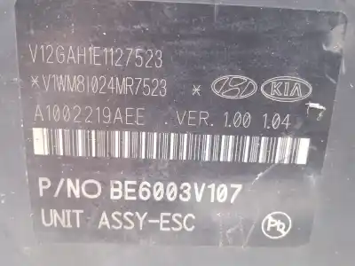 Peça sobressalente para automóvel em segunda mão abs por kia stonic (ybcuv) drive referências oem iam 58920h8250 mgh85adbh6013v103 be6003v107