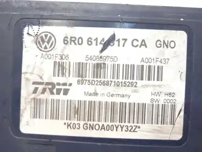 Peça sobressalente para automóvel em segunda mão abs por skoda rapid ambition referências oem iam 6r0614517ca 54086975d a001f306