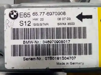 Автозапчасти б/у электронный модуль за bmw serie 7 (e65/e66) 730d ссылки oem iam 65776970908  
