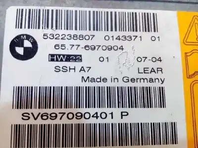 Автозапчасти б/у электронный модуль за bmw serie 7 (e65/e66) 730d ссылки oem iam 65776970904  