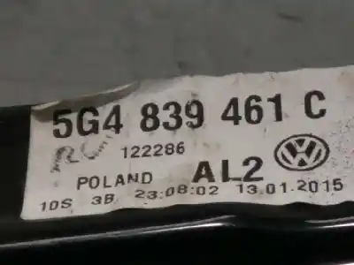 Tweedehands auto-onderdeel regelaar links achterruit voor volkswagen golf vii lim. (5g1) business bluemotion tech. oem iam-referenties 5g4839461c 5q0959811 