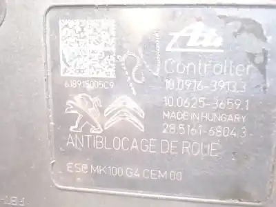 Peça sobressalente para automóvel em segunda mão abs por peugeot 208 (p2) tech edition referências oem iam 9822654880 10022012064 10091639133