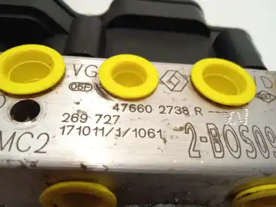 Peça sobressalente para automóvel em segunda mão abs por dacia duster ii comfort referências oem iam 476602738r 269727 0265956628