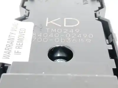 Автозапчасти б/у выключатель левого переднего окна за toyota corolla fastback (_e21_) 1.8 hybrid (zwe211) ссылки oem iam 8404002490  