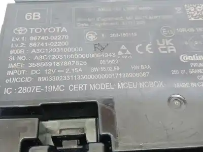 Second-hand car spare part electronic module for toyota corolla fastback (_e21_) 1.8 hybrid (zwe211) oem iam references 8674002270 a3c1203100000 8674102200