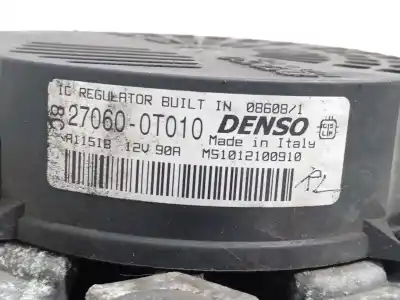 Pezzo di ricambio per auto di seconda mano alternatore per toyota auris (_e15_) 1.6 (zre151_) riferimenti oem iam 270600t010  