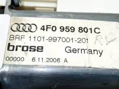 Second-hand car spare part rear left window regulator for audi a6 c6 (4f2) 2.7 tdi oem iam references 4f0959801c 4f0839461b 