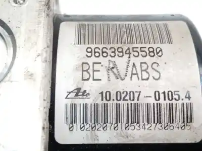 Pezzo di ricambio per auto di seconda mano abs per peugeot 207/207+ (wa_, wc_) 1.6 hdi riferimenti oem iam 9663945580  