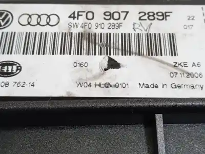Pezzo di ricambio per auto di seconda mano modulo elettronico per audi a6 c6 (4f2) 2.7 tdi riferimenti oem iam 4f0907289f 4f0910289f 