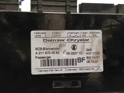 Автозапчасти б/у электронный модуль за mercedes-benz clase r (w251) 320 cdi (251.022) ссылки oem iam a2118704585  