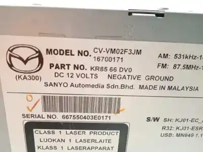 Автозапчасти б/у gps-навигационная система за mazda cx-5 (kf) 2.2 d ссылки oem iam kr8566dv0 kr85 