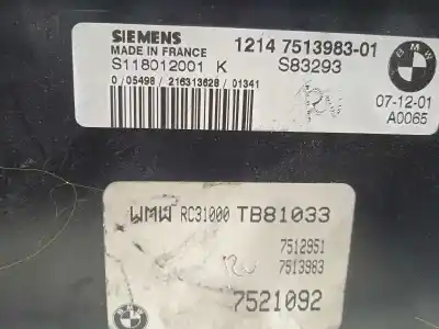 İkinci el araba yedek parçası ecu motor kontrol cihazi için bmw mini (r50,r53) cooper oem iam referansları 12147513983 7521092 s118012001